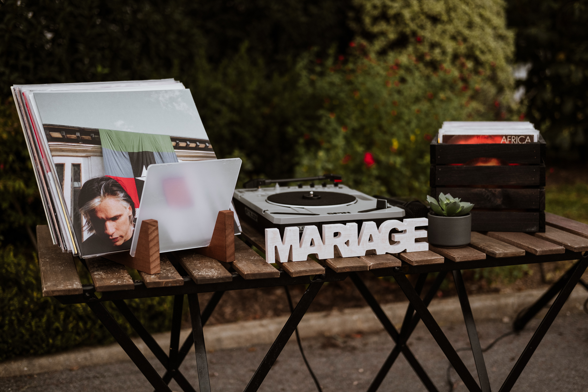 DJ mariage vinyles vin d'honneur cocktail conseil organisation