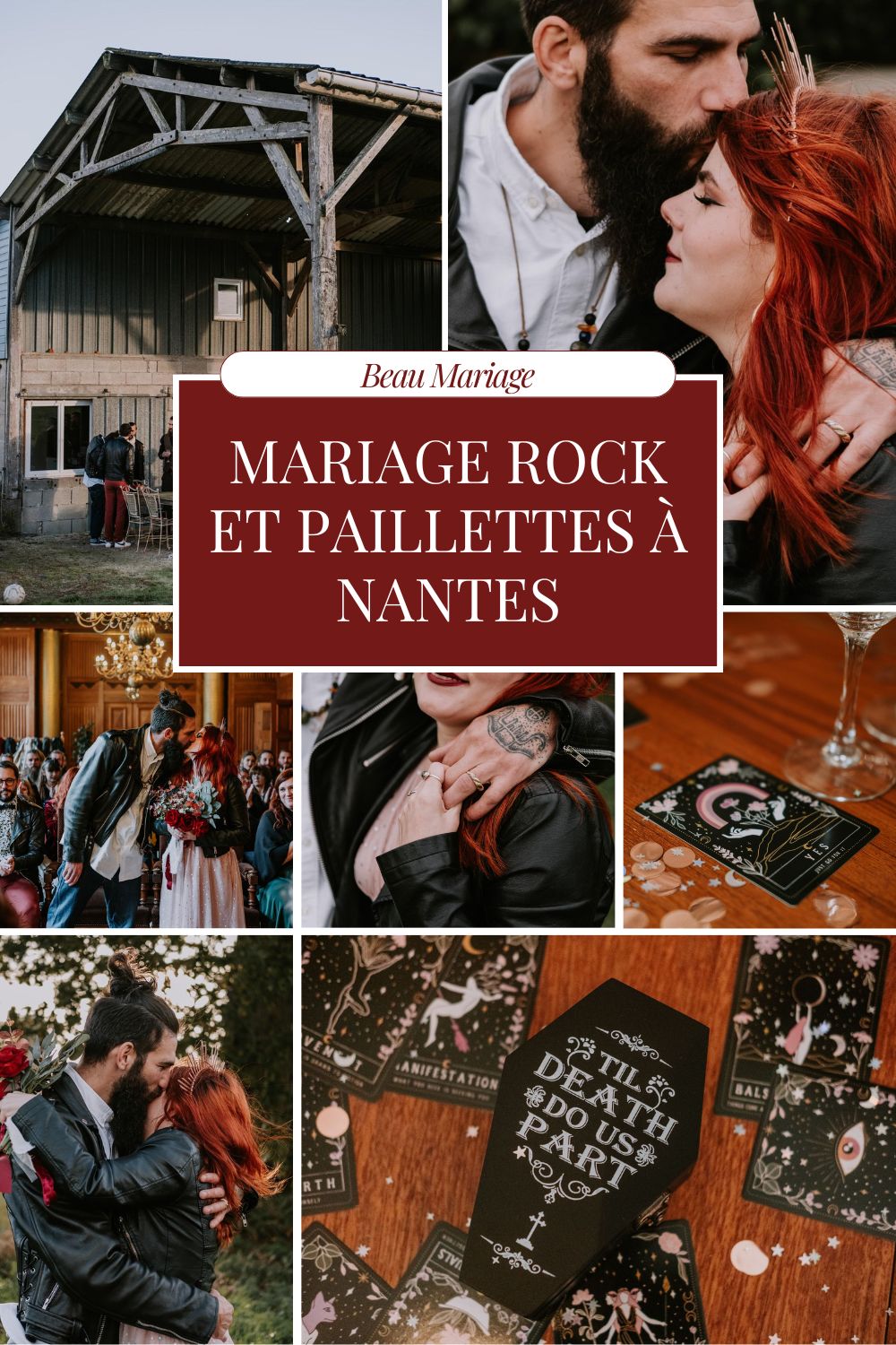Mariage rock et paillettes à Nantes Mariage rock et paillettes à Nantes image pinterest