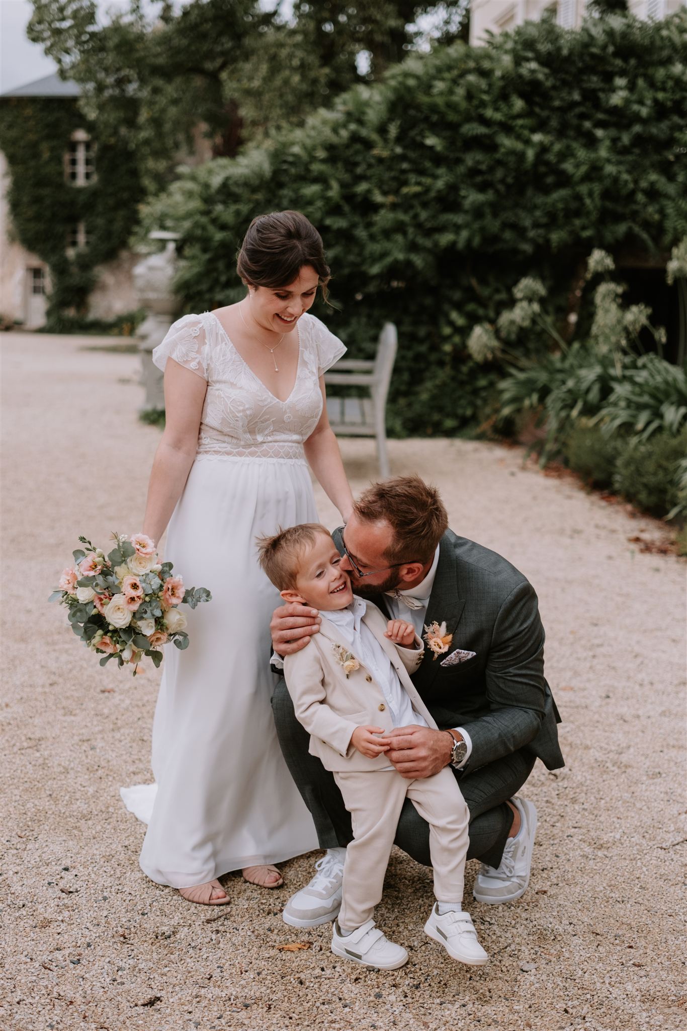 famille lors d'un mariage - cours des monty