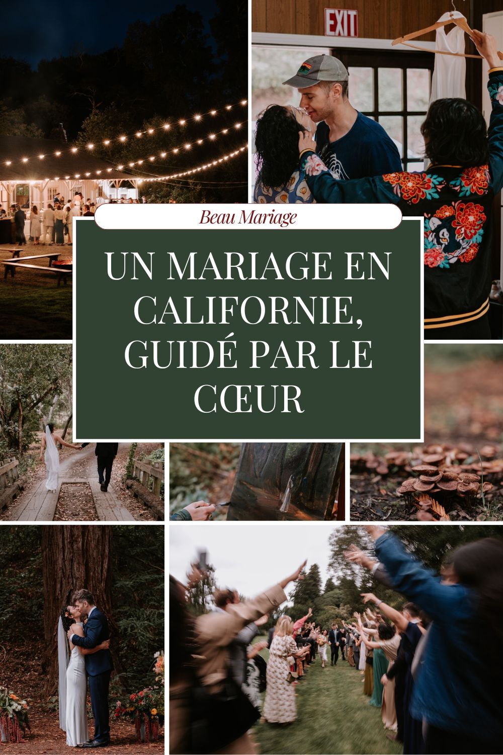 un mariage en Californie image pinterest