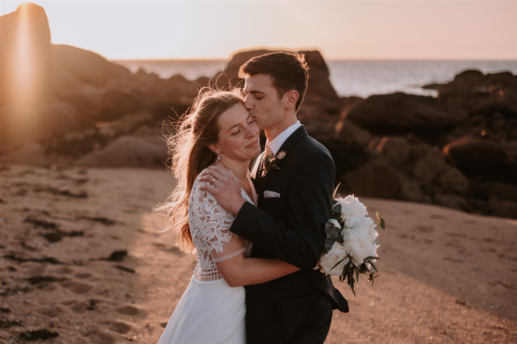 séance photo couple lifestyle ile renote bretagne mariage