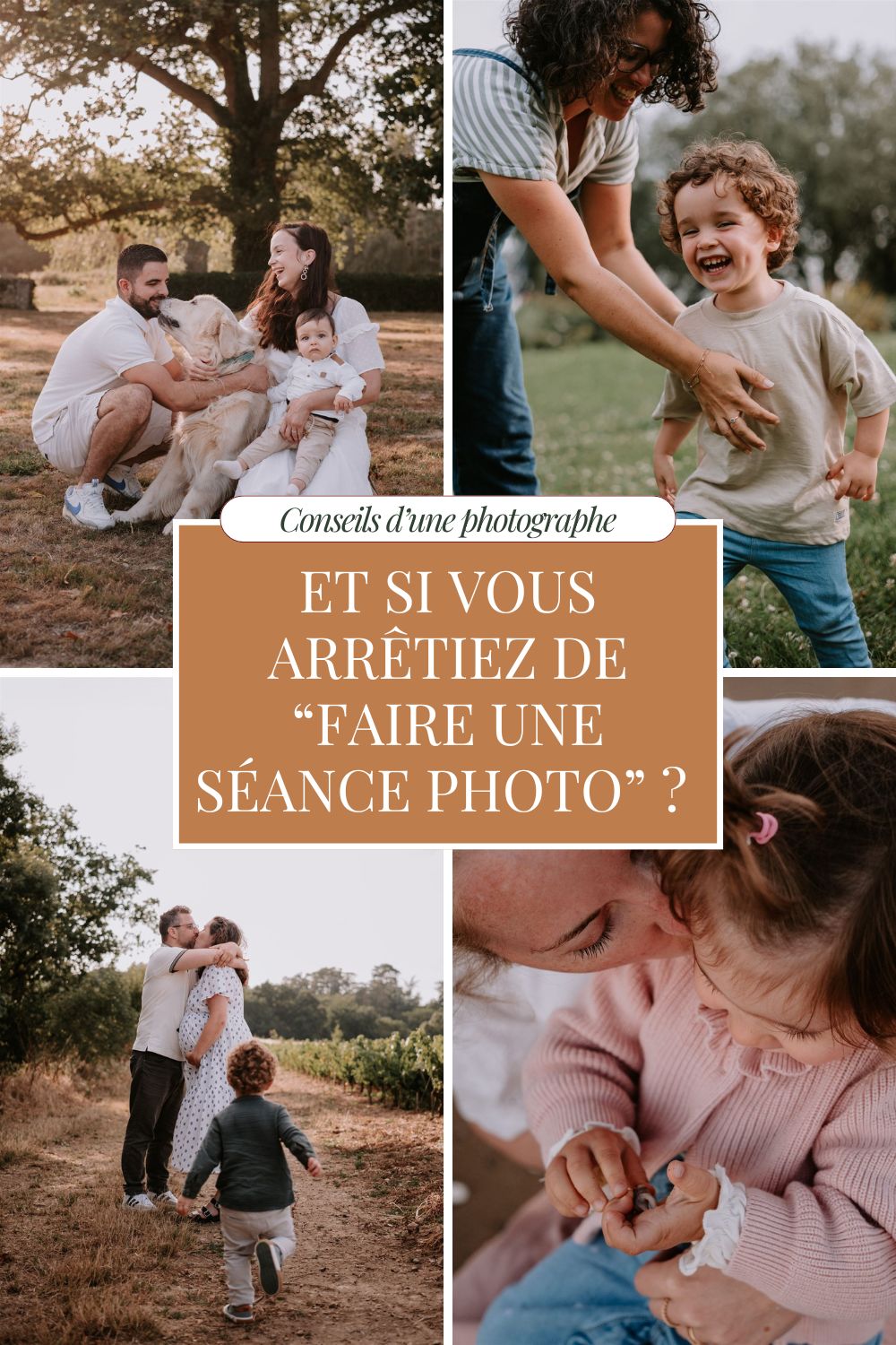 et si vous arrêtiez de faire une seance photo - image pinterest
